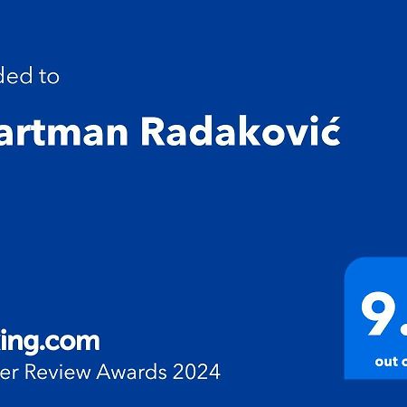 Apartman Radakovic Subotica Dış mekan fotoğraf